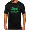 Men's The Lowcost Printed Funny T-Shirt 100% Cotton Oversized Casual Graphic Tees for Men Women Summer Tops