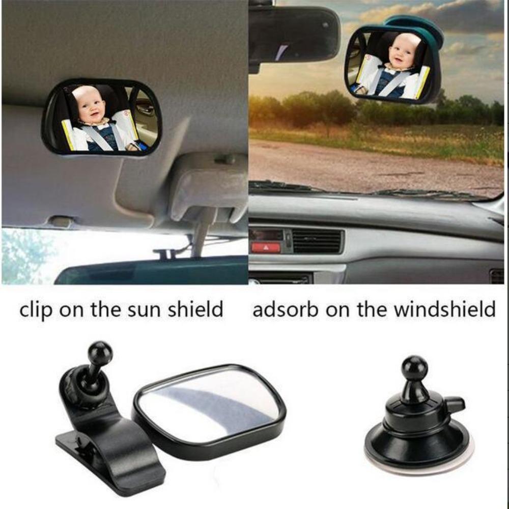 Wide Angle Car Baby Rearview Mirror Adjustable Baby Rearview Mirror Car Use