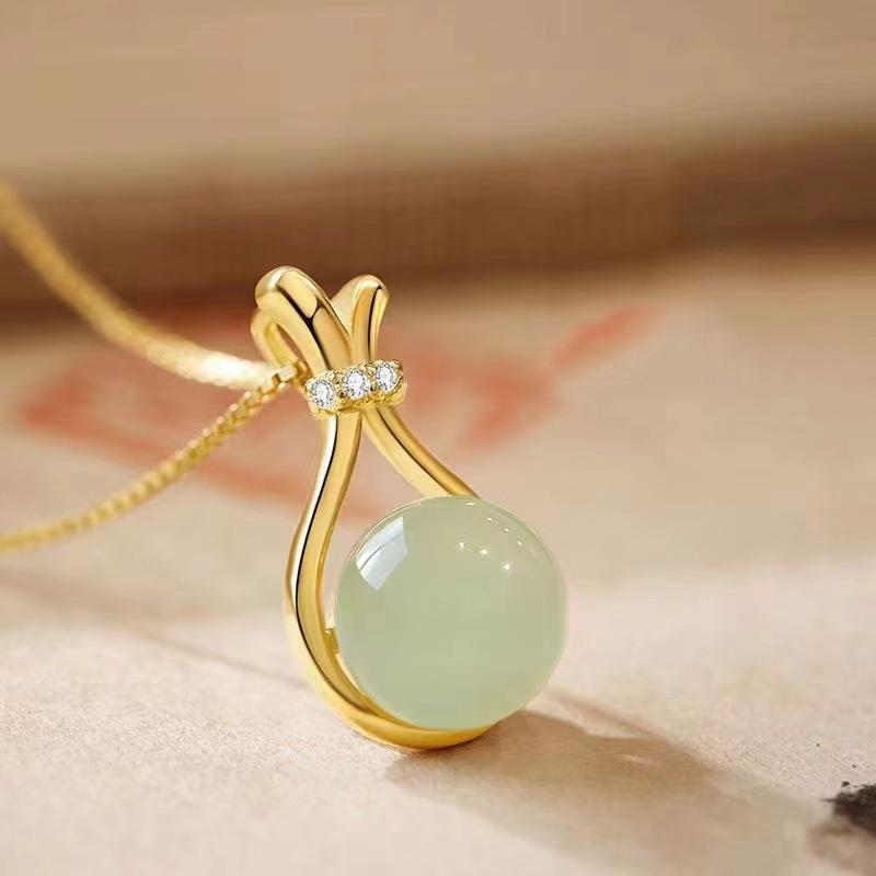 

Ожерелье с бусинами Lucky Bag, женское, летнее, легкое, роскошное, с подвеской на ключицу