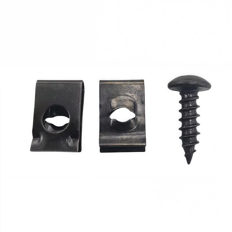 Compatible Self-Tapping Screws and Clips for Car Mudguards, Fender Liners, and Bumpers