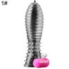 Vibrator Penis Lock Condom Ring Thread Sleeve Dotted Sex  Toy