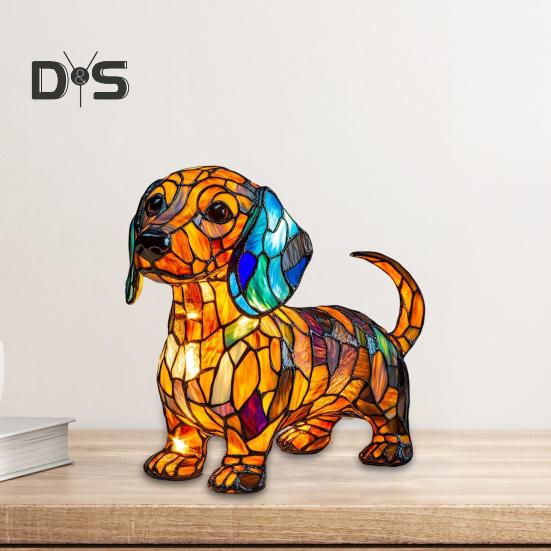 Bordlampe 3D-dyr nattlys mykt glød USB-drevet enkel å bruke energisparende dekorativ dyrebordlampe dekor