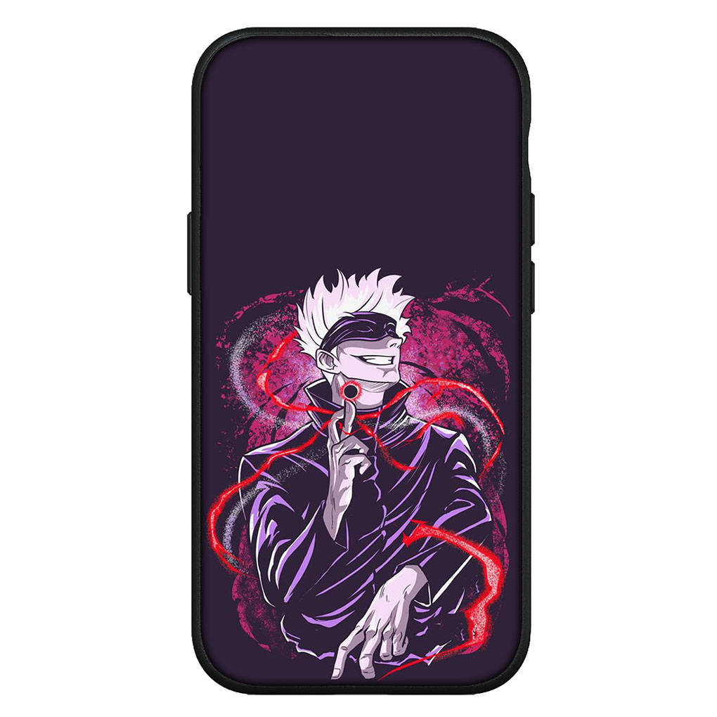 Für iPhone 16 15 Xiaomi Redmi Note 14 13 12 11 Pro Max X 16e Samsung Galaxy S25 S24 S23 Moto OPPO Huawei Jujutsu Comics Gojo Satoru Kaisen Handyhülle