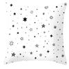 45*45cm Black and White Cushion Cover Waist Pillowcase Nordic Geometric Throw Pillow Sofa Bedroom Pillowslip Car Home Decor