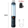 Rechargeable LED Handheld Flashlights With Magnetic Powerful Camping Lantern Outdoor Emergency Light For Car Repair Household