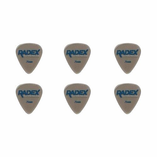 

D Andrea RADEX RDX351 0.75mm Guitar Picks, Pack of 6