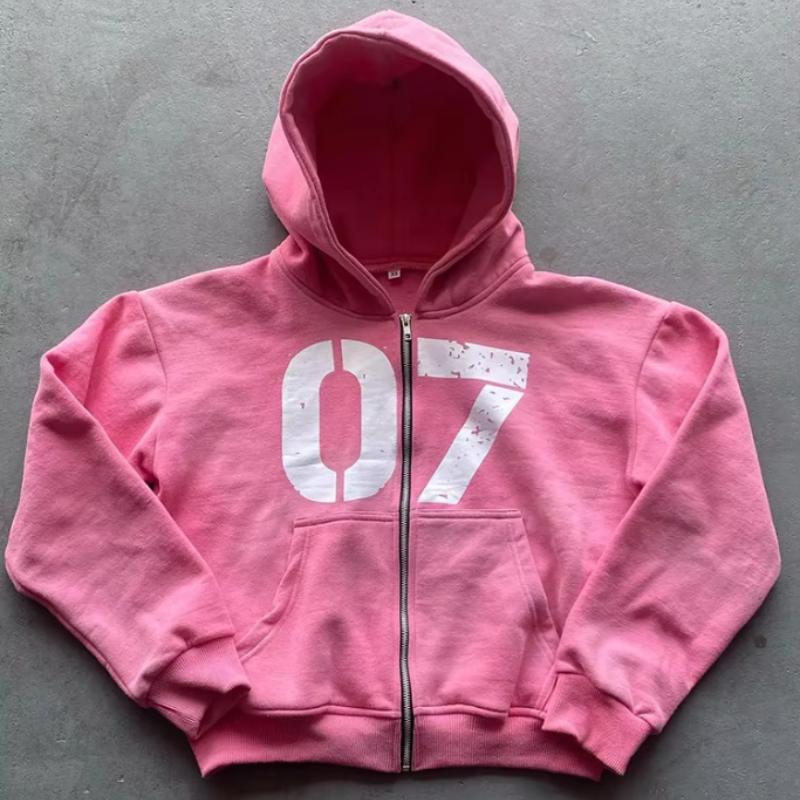 

Европейский и американский уличный хип-хоп стиль цифровая 07 печать худи 2XL розовый