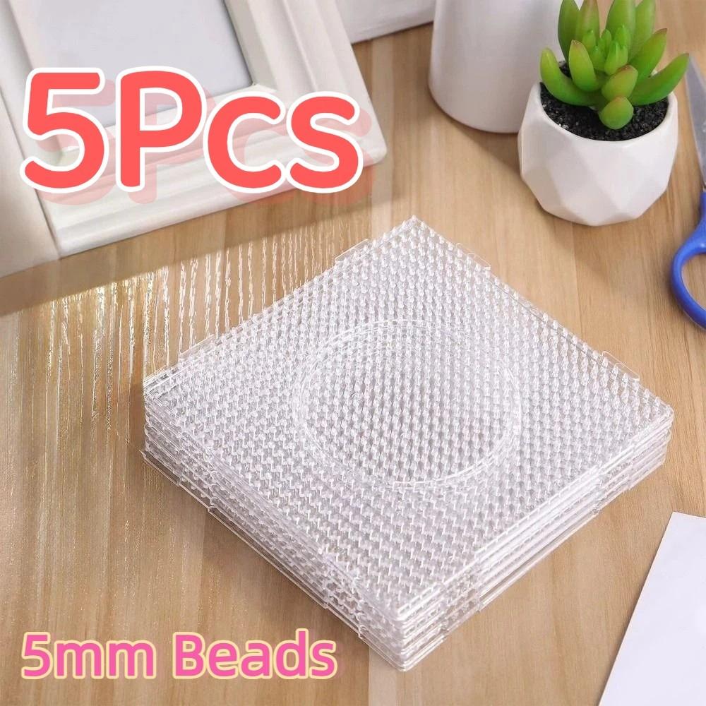 5Pcs DIY Fuse Beads Pegboards 5mm Beads Hama Beads Pegboards Melting Beads Boards  Educational Toys