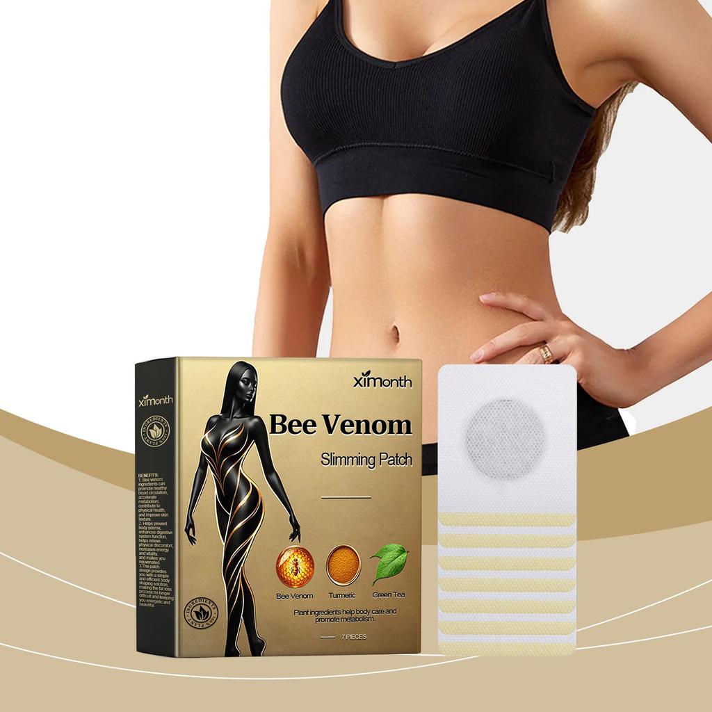 XIMONTH Bee Venom Body Contouring Patch Shape and Firm Body Skin Belly Belly Fat Worshipper Slimming Light Body Patch
