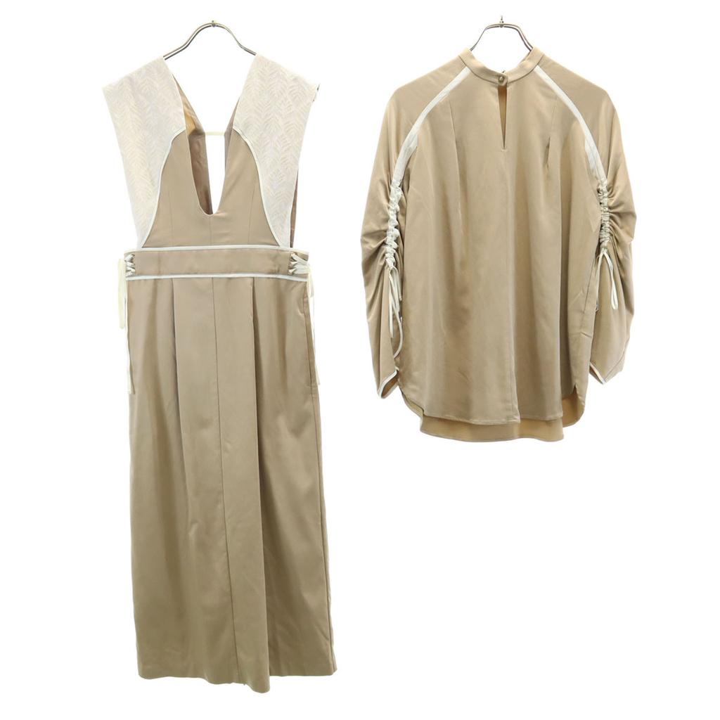 PUBLIC TOKYO Unused Made in Japan Long sleeve Layered Set JQ one piece Women Used