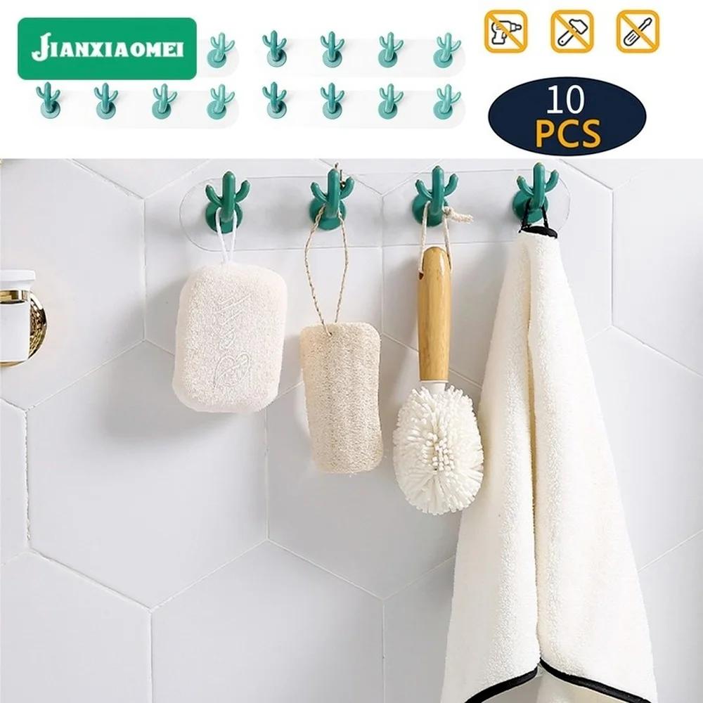 Kreatywny Ins Tropikalny Kaktus Wiszący Mocny Haczyk Gwóźdź do Drzwi Gwóźdź Haczyk Bez Gwoździ Kuchnia Sypialnia Ściana Samoprzylepny Haczyk