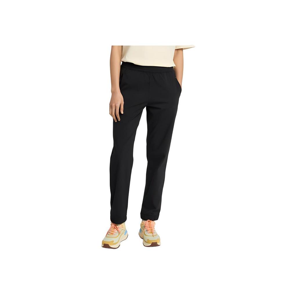 Timberland Lightweight Water-Resistant Casual Pants Women Bottoms Black A61Q7-001