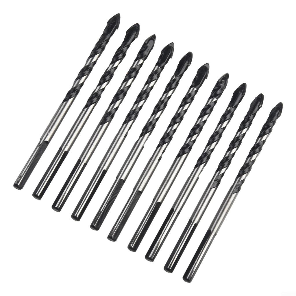 Drill Bits 10PCS 6mm Drill Bit For Porcelain Tile Concrete Brick