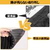 200cm X 20cm Wide Wavy Garage Wall Garage Parking Car Door Rear Bumper Garage Door Black [Ultra-Thick 15mm] Protector, Water-Repellent, Aid,