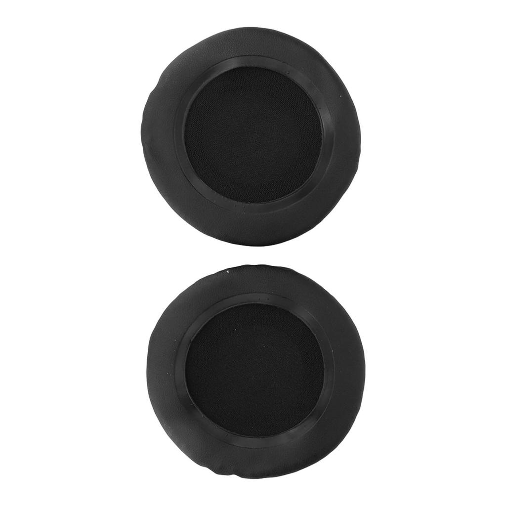 Ersatz-Ohrpolster Verbesserter Bass Weiches Kunstleder Atmungsaktiver Schaumstoff Ohrpolsterbezug für 75-mm-Kopfhörer