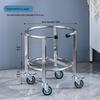 Stainless Steel Canteen Soup Cart