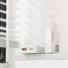 GaN 30W USB-A - USB-C Wall Charger with USB-C Cable - White