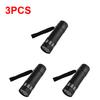 1-10PCS 9 LED UV Light Torch 50LM 395nm Handheld Ultraviolet Detector Waterproof Portable for Fluorescent Agent/ Currency Test