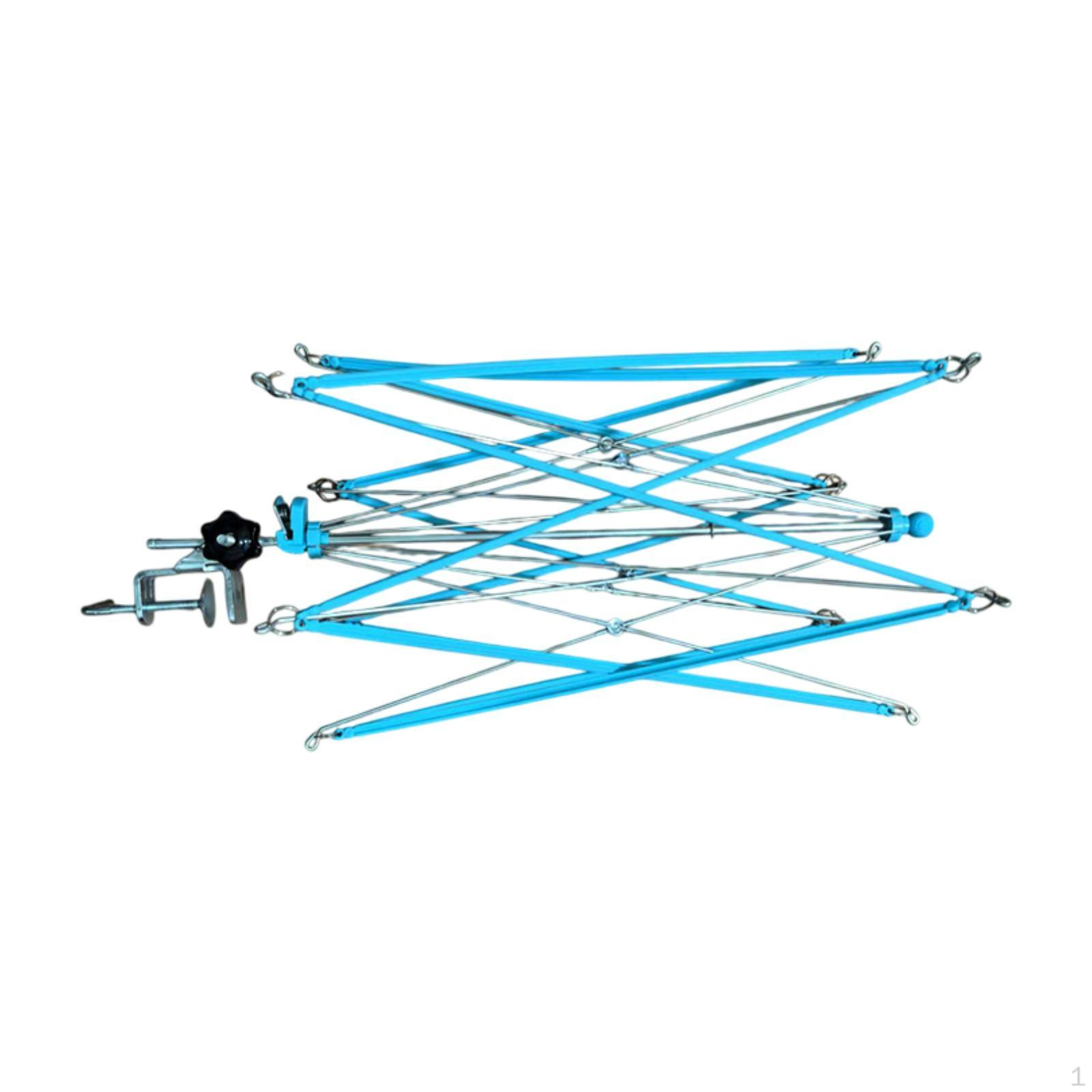 

Зонт Swift Yarn Winder Вязальная машина Аксессуары для рукоделия Оборудование DIY Держатель для шерсти Ручной синий