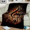3D Colorful Musical Note Music Score Blanket,Soft Throw Blanket for Home Bedroom Bed Sofa Picnic Travel Office Cover Blanket Kid