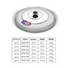 Durable 30-42cm Wok Pot Lid Universal Anti-scalding Frying Pan Cover Reusable Thickened Bowl Cover Restaurant Kitchenware