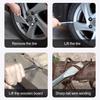 Car Spare Tire Lug Wrench - L type Hexagonal Head 17/19/21mm Slotted End Socket Repair Tool, Standard Tire Wrench