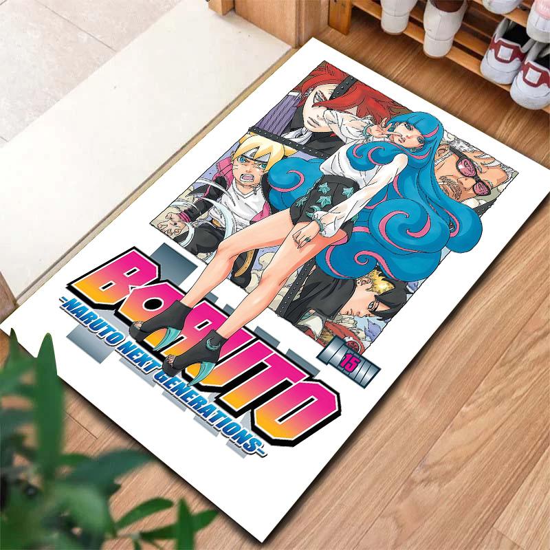Naruto koberec pro obývací pokoj, ložnici, domácnost, dekorace pohovky, protiskluzová podložka na hraní pro děti