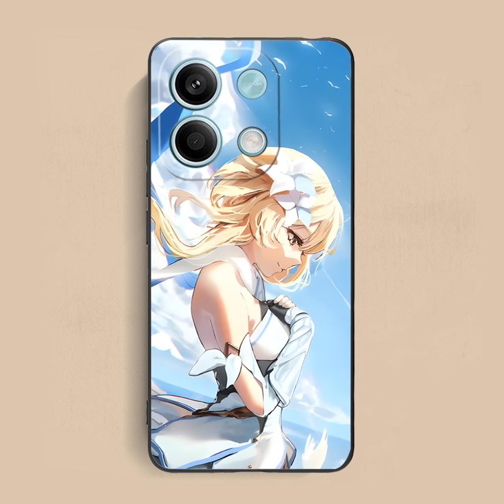 Game GI Lumine Matte TPU Mobile Phone Case for Xiaomi Redmi Note 14 13 12 11 S Pro Plus 4G 5G Colorful Printing Cover