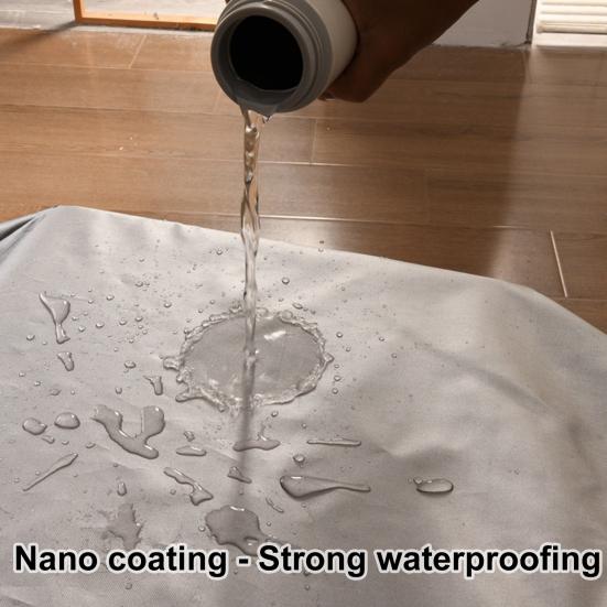 Yousheng Waterproof Toilet Cover Stain-Proof Fabric Easy to Clean Breathable Anti-Mildew Toilet Lid Cover for Home Bathroom Hotel Dormitory