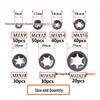 260-Piece Manganese Steel Retaining Ring Set (M3-M12)