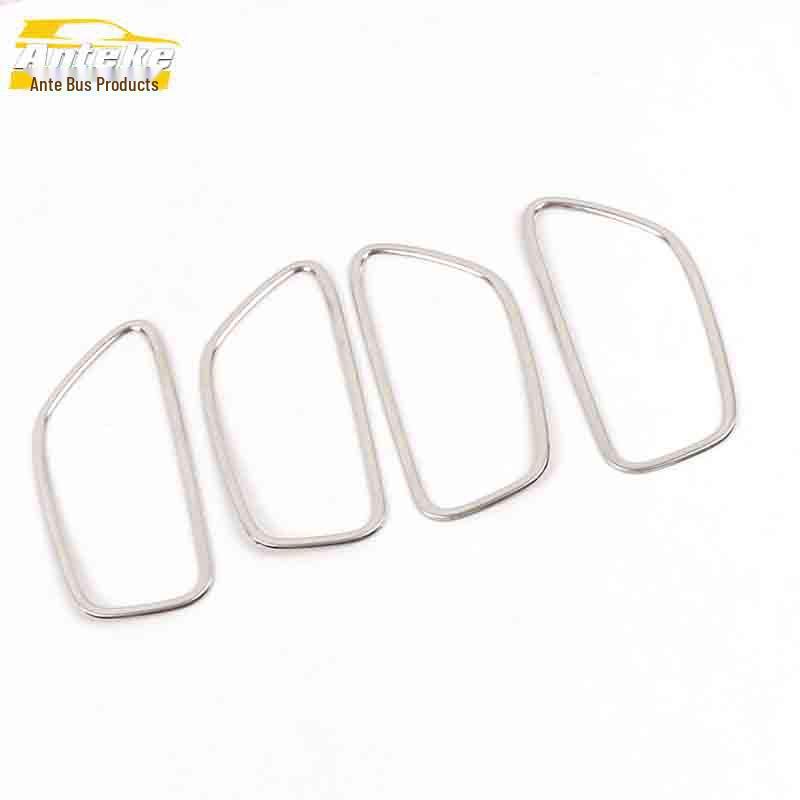 

Dongfeng Fengguang 580 Interior Handle Decoration: Stainless Steel Bright Ring Sticker Accessories