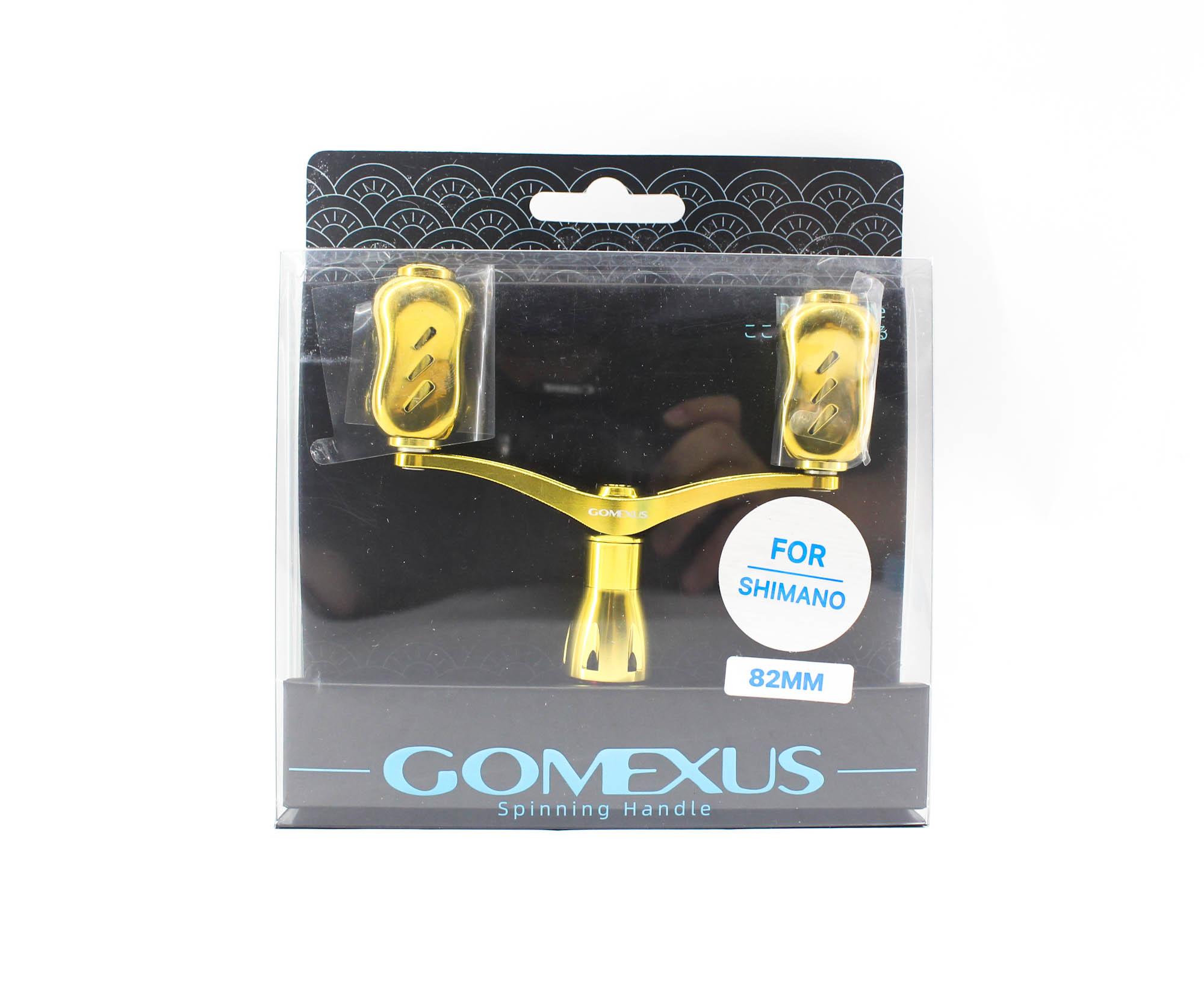 

Gomexus MYS82T22GDGD Ручка двойная алюминиевая, золотистая, 82 мм, Shimano (6897)