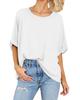 Women's Oversized Short Sleeve T Shirt Loose Casual Summer Tee