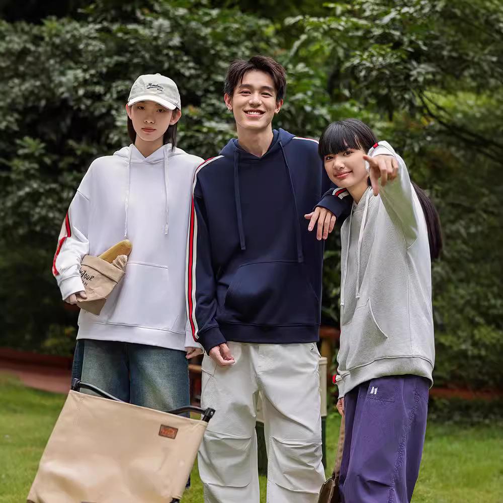 2024 Autumn/Winter Oversize Unisex Drop Shoulder Hoodie Sweatshirt