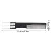 1×Barber Salon Double Sided Tooth Hair Comb Steel Needle Tail Comb Hairdressing