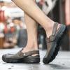 Fashion Men Sandals Soft Male Non-slip Outdoor Men's Sandals Anti-collision Casual Shoes Plus Big Size 48 Slip On Shoes Leather Platform
