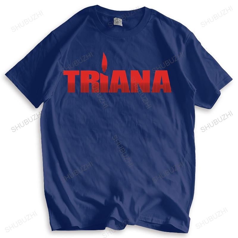 

Hot sale men brand summer cotton tshirt Triana SIZE S M L XL XXL XXXL SIZE TSHIRT Cotton Tshirt Drop Shipping 4XL
