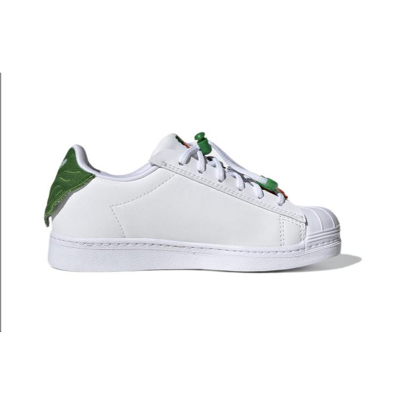 Adidas Originals Melting Sadness X  Superstar 360 Classic Casual Low Top Kids Skate Shoes Kids Sneaker White Green Blue HR1633