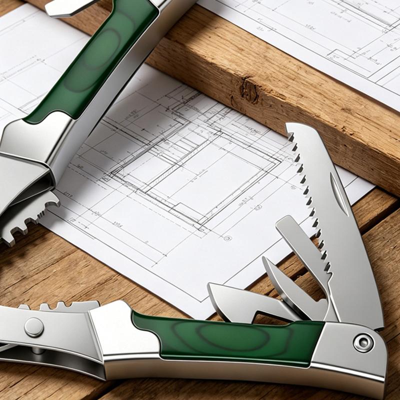 Electrician Tool Double-Head Multi-Purpose Wire Crimping Pliers Cold Press Terminal Pliers Multi-Function Stripping
