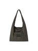 The Green Lab Leopard Suede Shoulder Bag [Khaki]