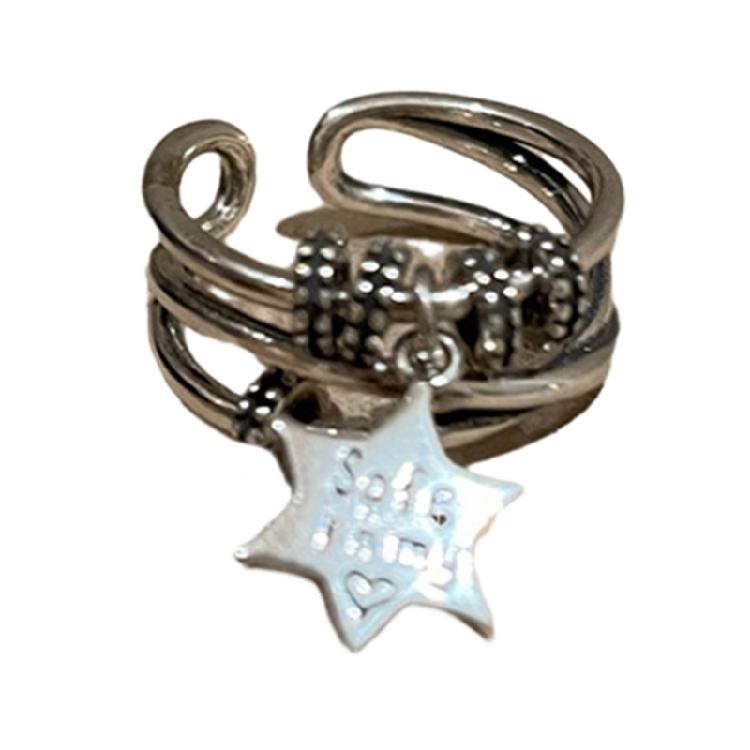 

Opening Rings Star Adjustable Rings Alloy Material Finger Rings Gift for Women