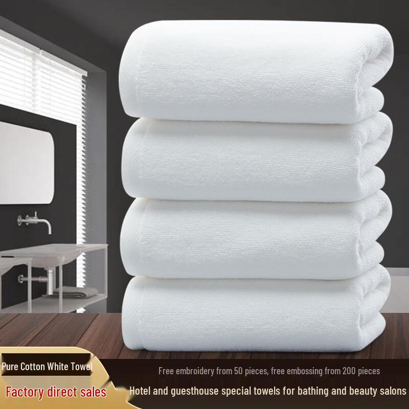 Hochwertiges Hotel-Handtuch aus reiner Baumwolle