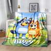 Bluey Puppy Bond. Blanket Durable Comfort Suitable for Sofa Seaside Bed All-Season Use Stylish Decor Ideal Gift For Birthday Valentine'S Day