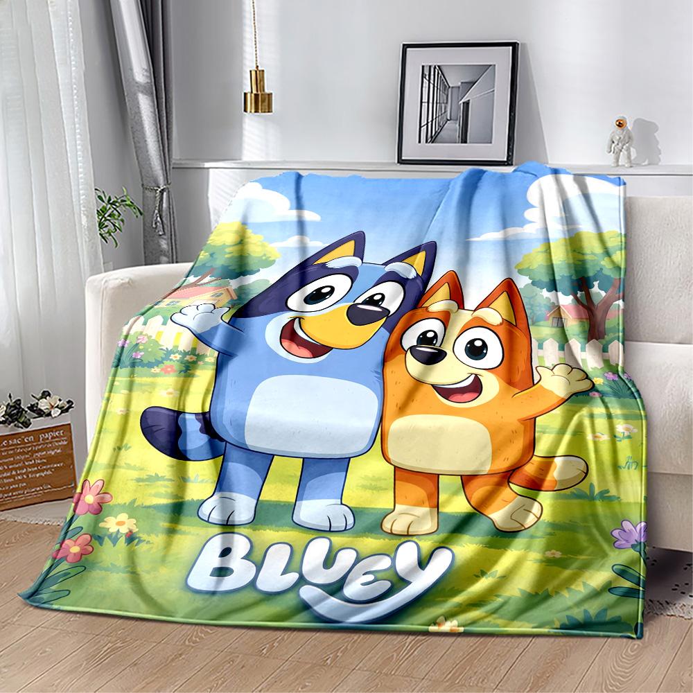 Bluey Puppy Bond. Blanket Durable Comfort Suitable for Sofa Seaside Bed All-Season Use Stylish Decor Ideal Gift For Birthday Valentine'S Day