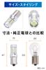 Bubu-Material S25 LED Back Lamp, Super Bright, Explosive, , Non-Polarized, 2 Bulbs, 2800 Lumens, White