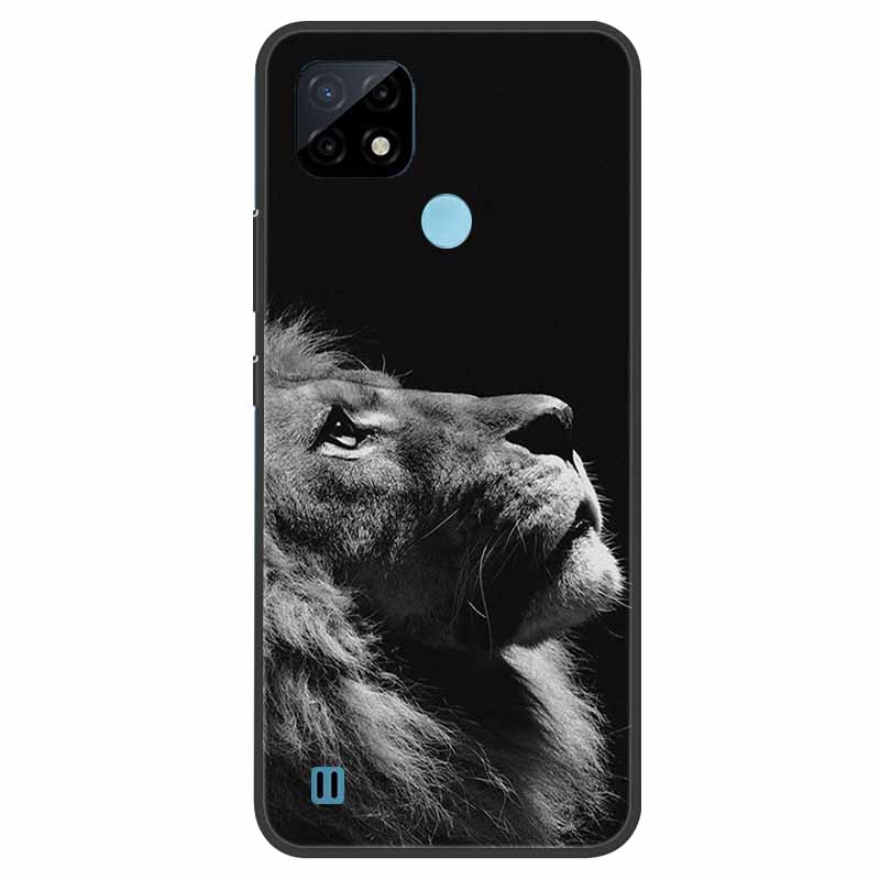 Pro Realme C21 Pouzdro Nárazuvzdorné Měkký silikon TPU Zadní kryt Pro Realme C31 C21Y C25S C25 Pouzdra na telefony Realme C21 C31 Roztomilý kreslený