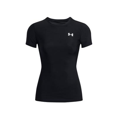 HeatGear® OG Logo Print Crew Neck Slim Fit Short Sleeve T-Shirt Women Tops Black 1387562-001