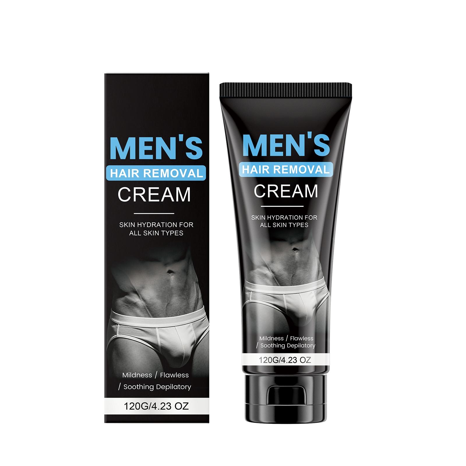 

Men s Gentle Hair Removal Cream Gently Cares For Hair Removal, Cleanses The Body, Leaves It Smooth And Refreshed. One Size чёрный