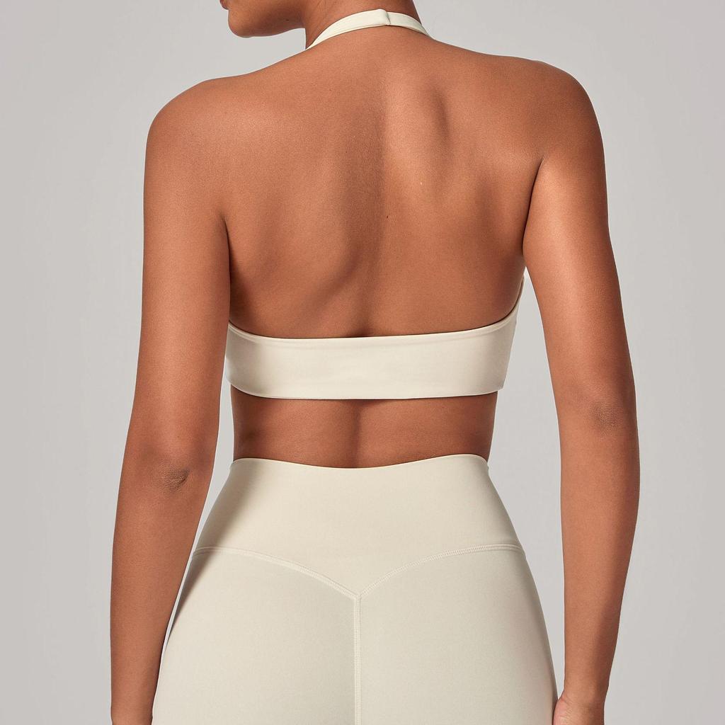 Cross-Border Sports Breathable Yoga Bra - Hanging Neck, Beautiful Back, Outdoor Running & Fitness Top