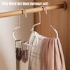 3/5 Pcs Versatile Round Hook, Circle Ring Hat Hanger, Load 3kg,Space Saving,Ideal for Hats Ties Scarves & Bags Storage Accessory